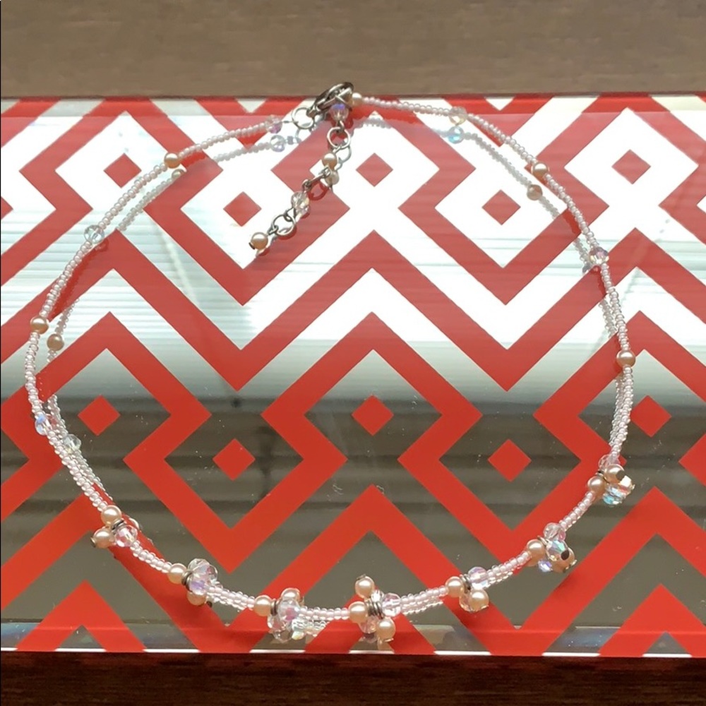 4/$20 Beaded Crystal choker.